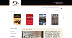 Desktop Screenshot of academicfoundation.com