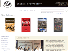 Tablet Screenshot of academicfoundation.com